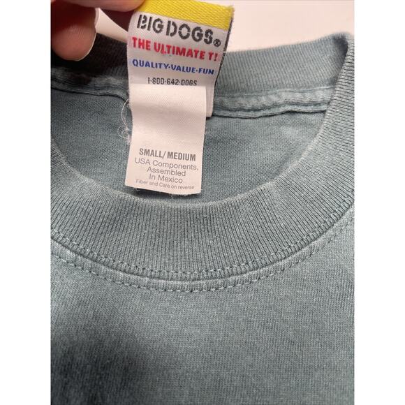 big dog shirts Men Sz S / M Trucking Keep Those Puppies Rolling 2001 Vtg Semi - Picture 7 of 13